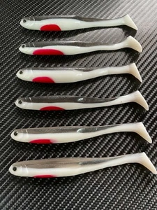 Bass Soft Plastics 110mm Paddle Tail Fishing Lures Jerk Shad Minnow Gulp Shad - Picture 1 of 2
