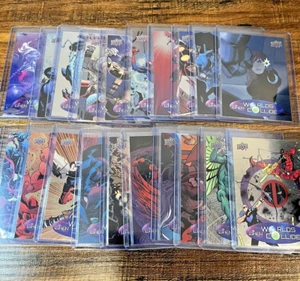 2015 Marvel Vibranium WORLDS COLLIDE Complete Insert Chase Set of 20 CARDS #WC - Picture 1 of 3