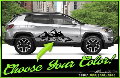 Gráficos Moutain Range - Se adapta a Jeep Compass 2016-2021  Foto 1 de 2