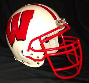 Wisconsin Badgers Game Used Worn Football Helmet