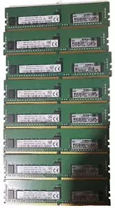 SK Hynix 16GB 1RX4 PC4-2400T-RC2-11 ECC REG Server Memory P/N: HMA82GR7AFR4N-UH - Picture 1 of 5