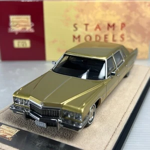 1/43 GLM Stamp 1973 Cadillac Fleetwood 75 Limousine Renaissance Gold STM73103 - Picture 1 of 2