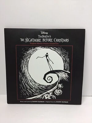 Disney The Nightmare Before Christmas 2LP OST Zoetrope Picture Disc Vinyl New - Image 1 of 4