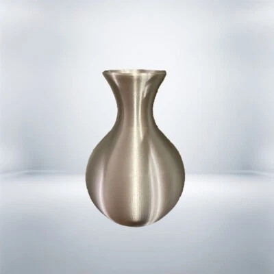 Decorative Flower Vase ( Silver ) - Image 1 of 4