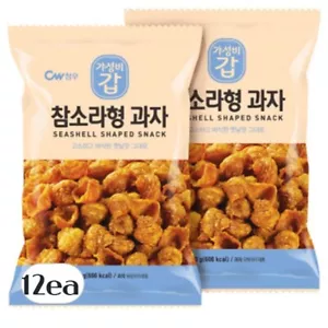 Cheongwoo Foods Snack in Muschelform 120g x 12 Stück / Koreanischer Snack Mukbang Tradit - Bild 1 von 10