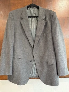 fellini Blazer Suit Jacket Mens Size 44R wool 100% pockets gray - Picture 1 of 4