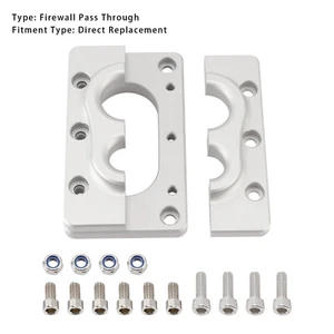 Aluminum Fire Wall Pass Through Raw Bracket For Holley Terminator x Max S12 - Picture 1 of 15
