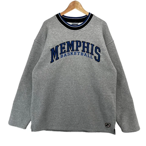 Vintage Allen Iverson Memphis Grizzlies Basketball Sweatshirt Sz XL Reebok Cover