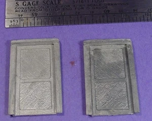 ESCALA S Sn3 1/64 PUERTAS PANEL MADERA MODELO WISEMAN SERVICIOS DETALLE PIEZAS: S366 - Imagen 1 de 1