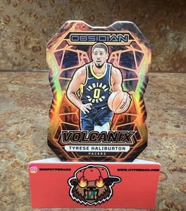 2023-24 Panini Obsidian Basketball Tyrese Haliburton Volcanix Die Cut Case Hit 8 - Picture 1 of 2