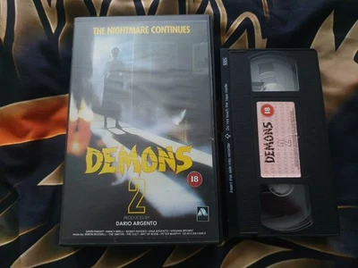 Demons 2 VHS Big Box Ex Rental Video Tape Dario Argento Horror - Image 1 of 4