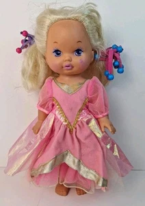 Vintage 1988 Mattel Lil Miss Makeup Blonde Baby Doll Magic Jewels With Dress 13" - Picture 1 of 9