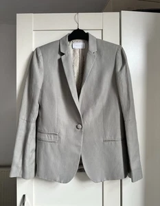 Zadig & Voltaire Women's Light Grey Deluxe Jacket Blazer Size Small (36) - Picture 1 of 8