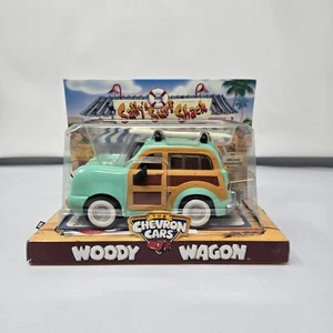 The Chevron Cars - Woody Wagon With Surf Board 1999 Vintage NOS Sealed Brand New - Picture 1 of 6