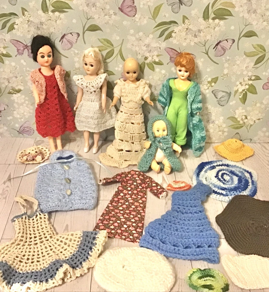 Lote de muñecas vintage años 60 con ropa extra tallas y piezas surtidas Foto 1 de 4
