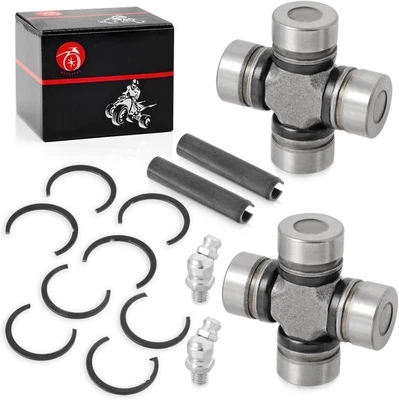 2x Eixo de transmissão dianteiro e traseiro junta em U para Polaris Ranger RZR Scrambler Sportsman 30 - Imagem 1 de 4