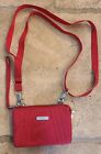 Baggallini Cosmo Mini Crossbody Clutch Red Purse Bag Nwot Travel Bag 