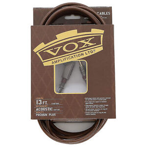 Vox VAC13 Professional Acoustic Guitar Cable 13 ft