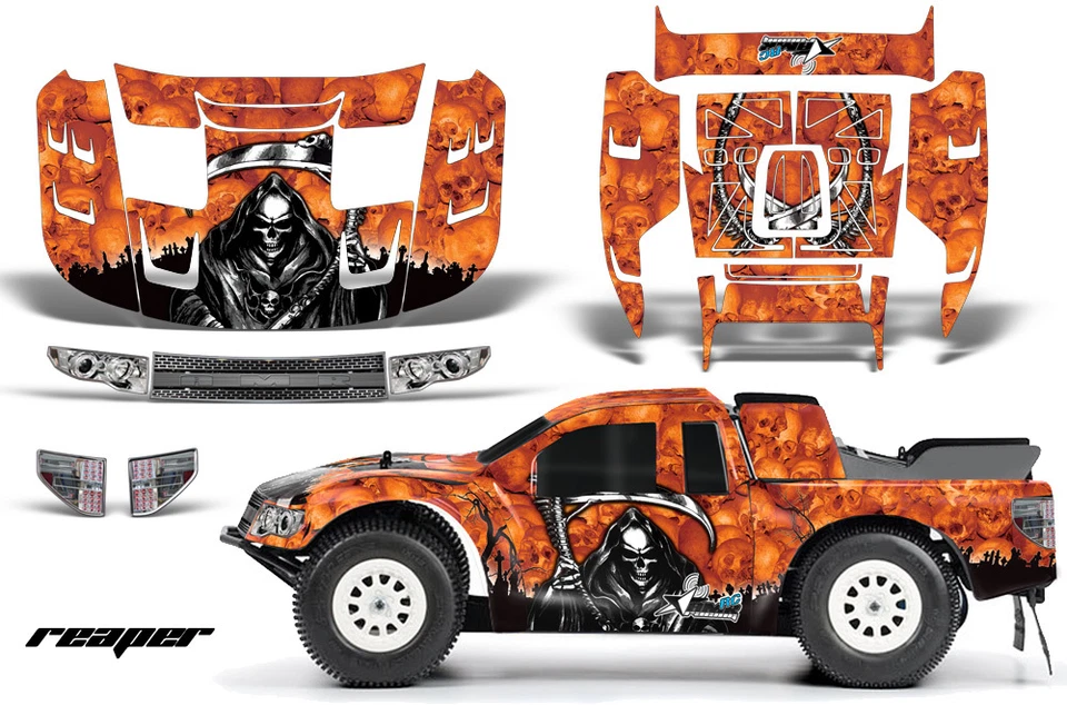 RC Body Graphics Kit Decal Sticker Wrap For Pro-Line Flo-Tek Ford Raptor REAPR O - Image 1 of 1