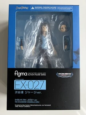 Good Smile Figma EX-027 SHIBUYA RIN (JERSEY VER.) Cinderella Girls - AUTHENTIC! - Image 1 of 2