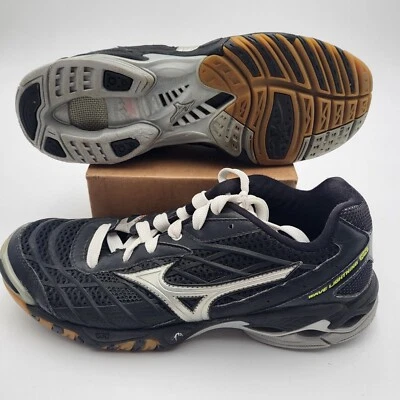 Zapatos de voleibol negros Mizuno Wave Lightning RX para mujer 9,5 ajuste dinámico Foto 1 de 4