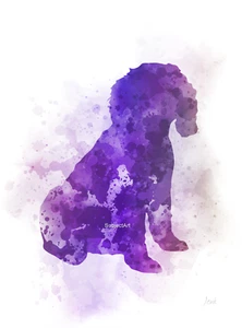 Cockapoo ART PRINT, Cockapoo Wall Art Gift, Dog lover Gift, cockapoo owner Gift - Picture 1 of 2