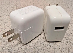 Adaptador de corriente cargador de pared USB único Apple 12W (MD836LL/A - A1401) - blanco - Imagen 1 de 1