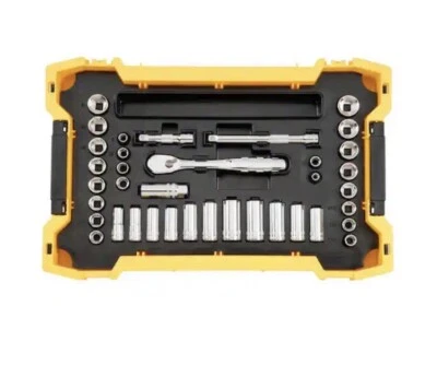 DEWALT DWMT45400 3/8 in. Drive Socket Set with Toughsystem Tray (37-Piece) - Image 1 of 2