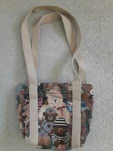 Bonnie Reilly Canvas Tasche mit Bären Design - Bild 1 von 6