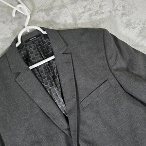 Bar III 46R Mens Gray Two Button Blazer Sport Coat Business Casual Career - Picture 1 of 9