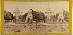 Usa.Etats-Unis.Washington Capitol Grounds.Photo Albumen Stereo Anthony & Co.1870 - Picture 1 of 2