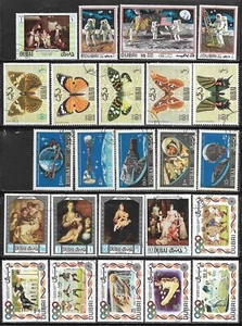 Dubai UAE Middle East Packet Lot of 24 Stamps Country Collection used - Imagen 1 de 1
