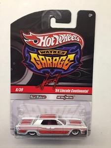 Hot Wheels Wayne's Garage 1964 Lincoln Continental Real Riders 8/39 White 1:64 - Picture 1 of 4