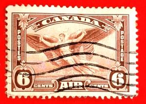 Canada Stamp C5 Pair Air Mail Stamp Used - Picture 1 of 1