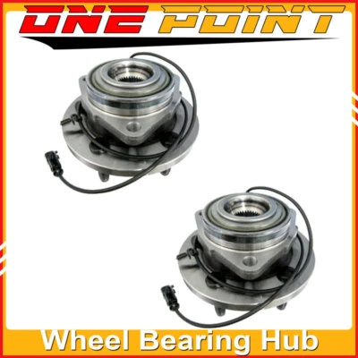 Par de cojinetes y bujes de rueda delantera 513271 para Dodge Durango y Chrysler Aspen con ABS Foto 1 de 4