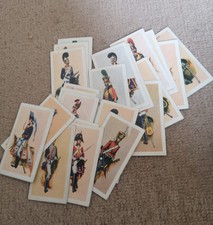 GOLDEN GRAIN 1964 SET OF 25 "BRITISH CAVALRY UNIFORMS OF 19th CENTURY" TEA CARD