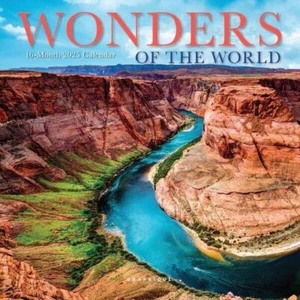 Graphique Wonders of the World 2025 7 x 7 Mini Calendar w - Picture 1 of 2