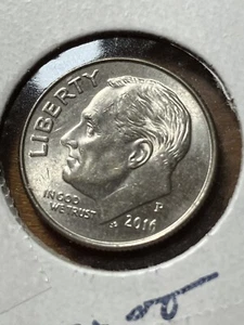 2016 Dime P Error Roosevelt Rim - Picture 1 of 2
