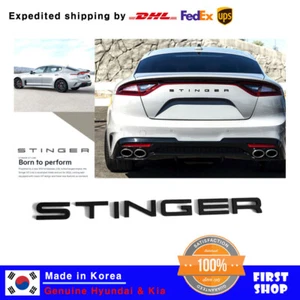 Stinger 2 Types Wide Lettering Rear Emblem Black Color for KIA Stinger 2018-2023 - Foto 1 di 10