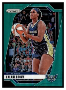 Kalani Brown 2024 Panini Prizm WNBA Green Prizms #29 Dallas Wings - Picture 1 of 2