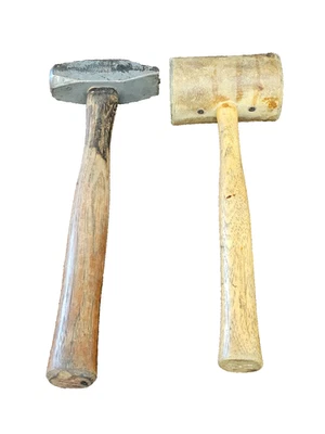 2 Craftsman Trineo Cruz Peen Martillo Piel Cruda Mazo 40 Onzas 38262 EE. UU. Foto 1 de 4