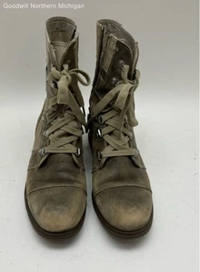 Sorel NL2157-160 Brown Solid Combat Boots Women 9 - Picture 1 of 7
