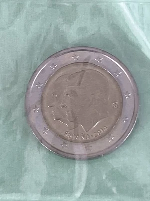 2 Euro Commemorative Coin Spain 2014 Throne Change Carlos Felipe Uncirculated - Image 1 of 4
