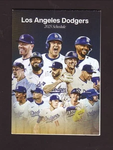 Los Angeles Dodgers 2025 Pocket Schedule Union 76 - Imagen 1 de 2