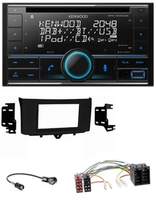Kenwood CD 2DIN DAB USB MP3 Bluetooth Autoradio für Smart ForTwo 10-15 ISO Profi - Bild 1 von 8