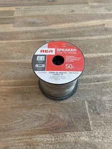 RCA 50 Ft. 16 Gauge Stranded Speaker Wire AH1650SR RCA AH1650SR 044476060984 - Picture 1 of 3