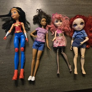Lot of 4 Barbie Various Dolls With Cloths i - Picture 1 of 5