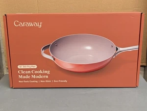 NEW Caraway 12" Stir Fry Non-Stick Pan #CW-VWOK-105 Comes with Original Open Box - Picture 1 of 5