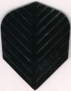 Black Ribtex Dart Flights: 3 per set - Picture 1 of 4