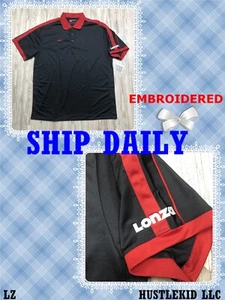 Nike Golf LONZA Group Employee Uniform Men Polo Shirt 2XL XXL XXLARGE BlackLZ - Picture 1 of 9